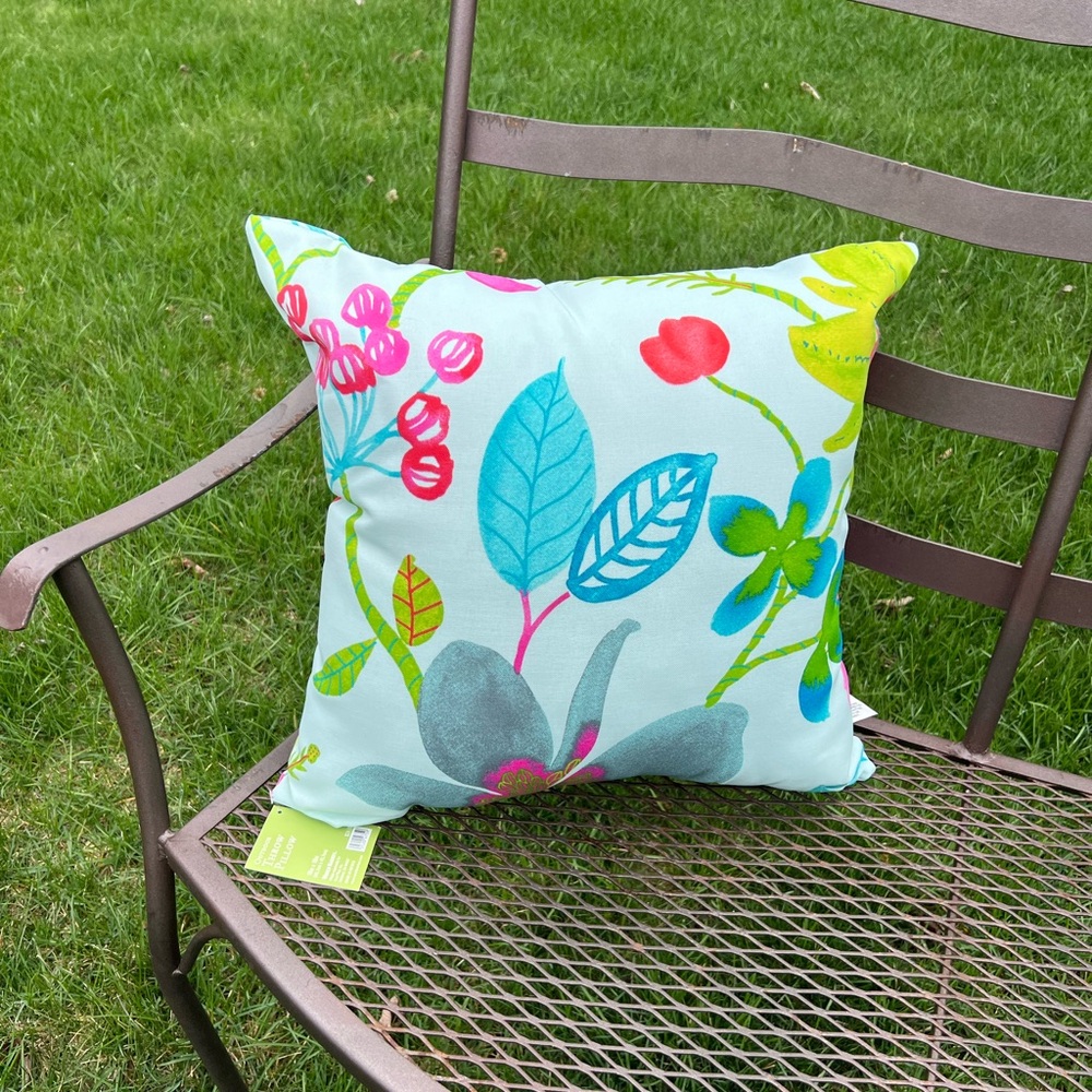 Oceans Gate 18” Outdoor Throw Pillow